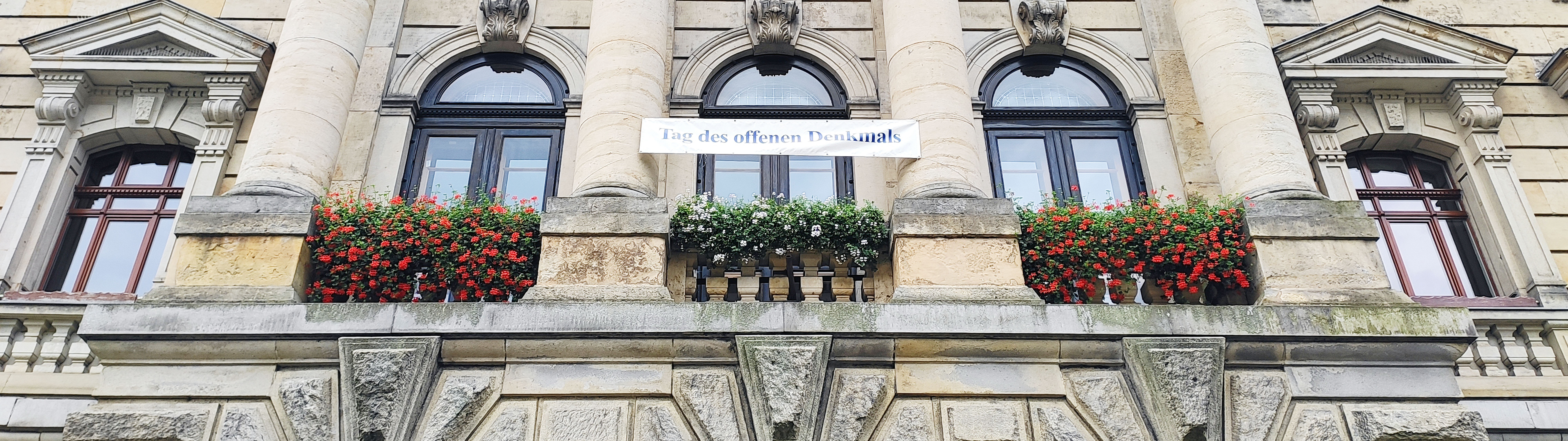 Balkon des Landratsamtes