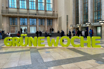 Schriftzug Grüne Woche
