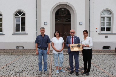 Schlüsselübergabe in der Schmöllner Schloßstraße 10