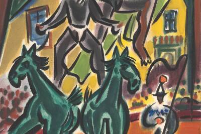 Abb.: Hans Christoph, Zirkus, 1948, Foto: Lindenau-Museum Altenburg