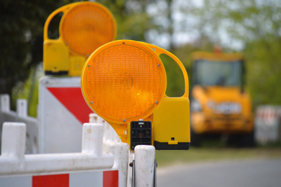 Baustelle Bauarbeiten Absperrung