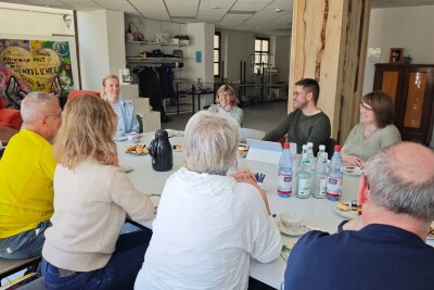 Erzähl-Café mit Bürgermeister Sven Schrade im Freiraum 22