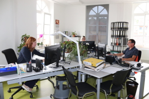 Moderne Büroräume.