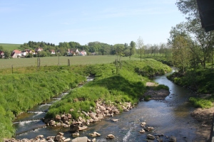 Papiermühle - Fischtreppe an der Sprotte